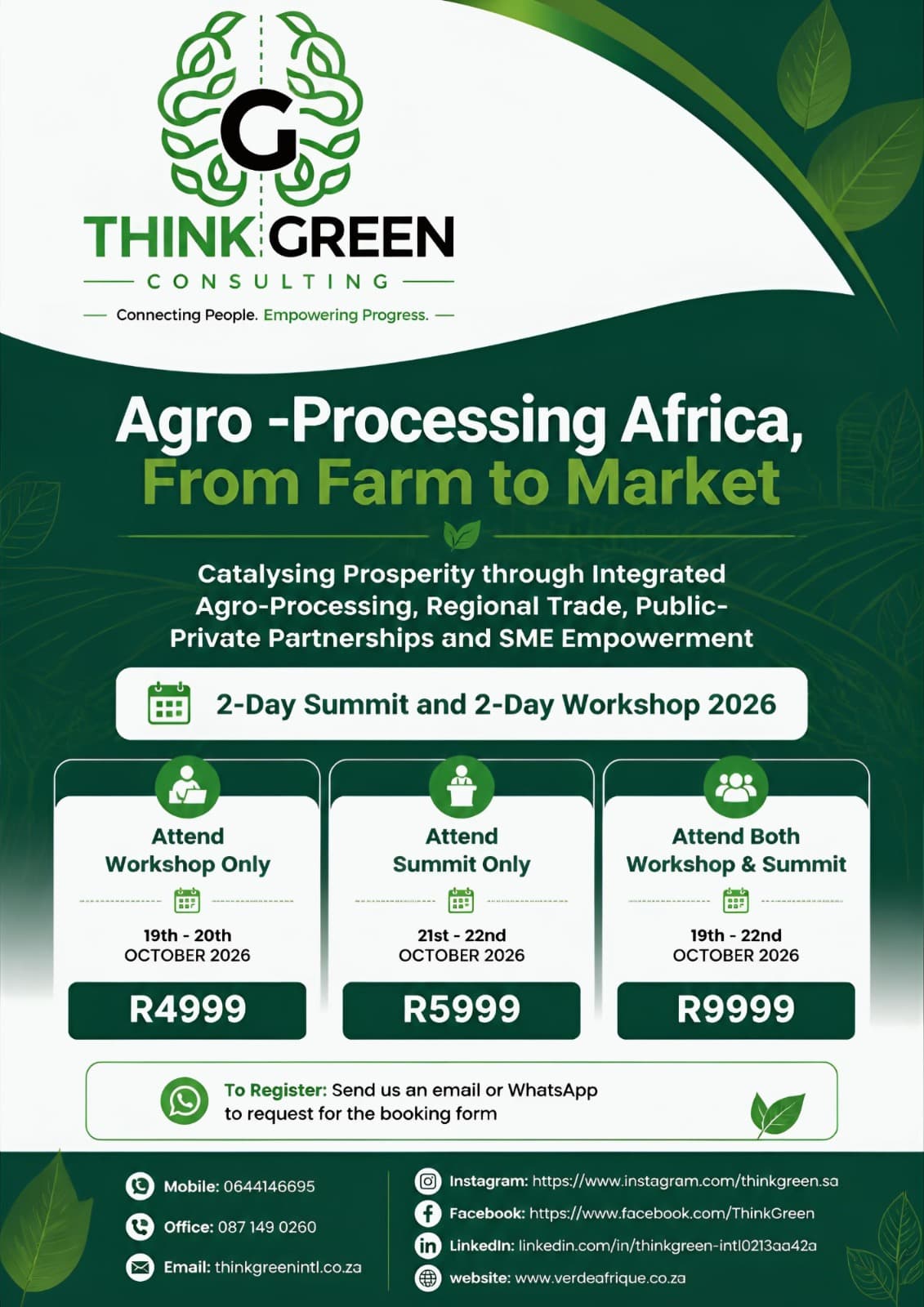 Agro-Processing Africa Summit 2026